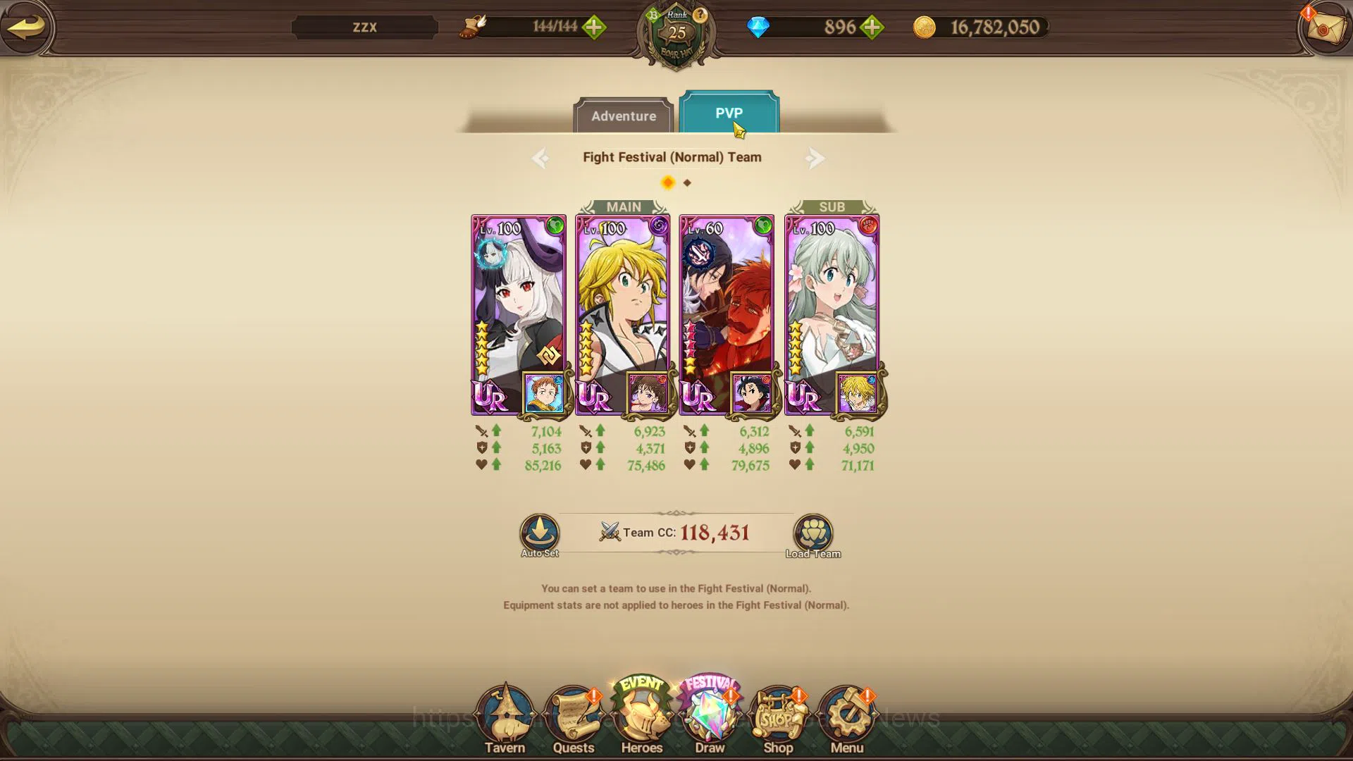 The Seven Deadly Sins: Grand Cross Accounts Midgame Global|985K CC|Starter Ch4|896 Dm| 2 UR | Merlin And Escanor, Demon King 8