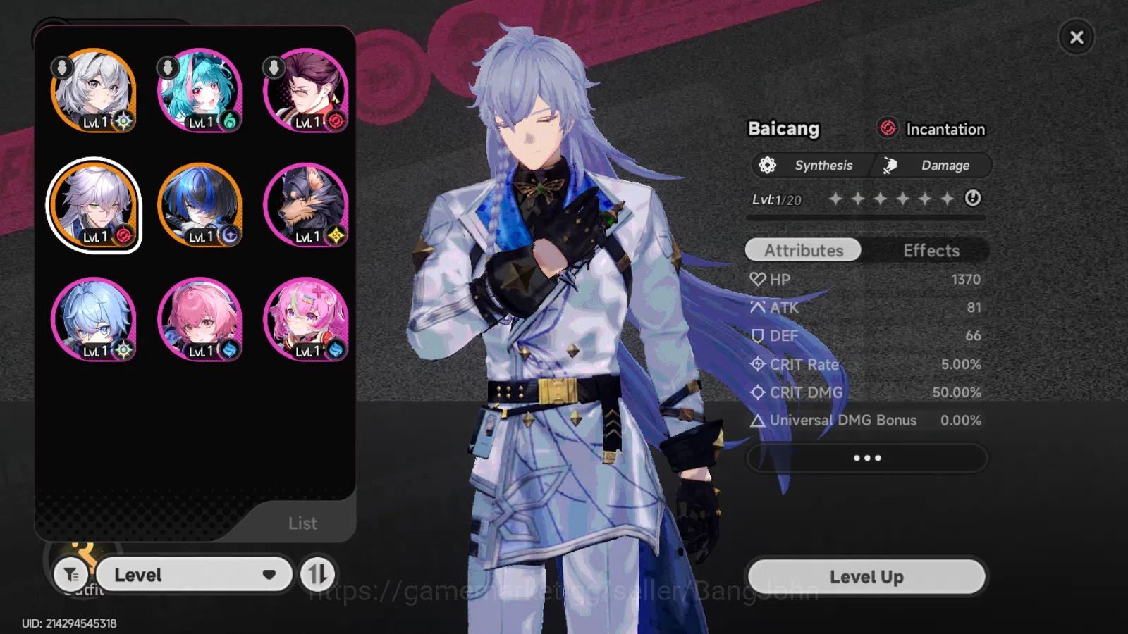 Neverness to Everness Accounts EU|Starter Lv3|2S Char Daffodill,Baicang+6A|MC Fem image 8