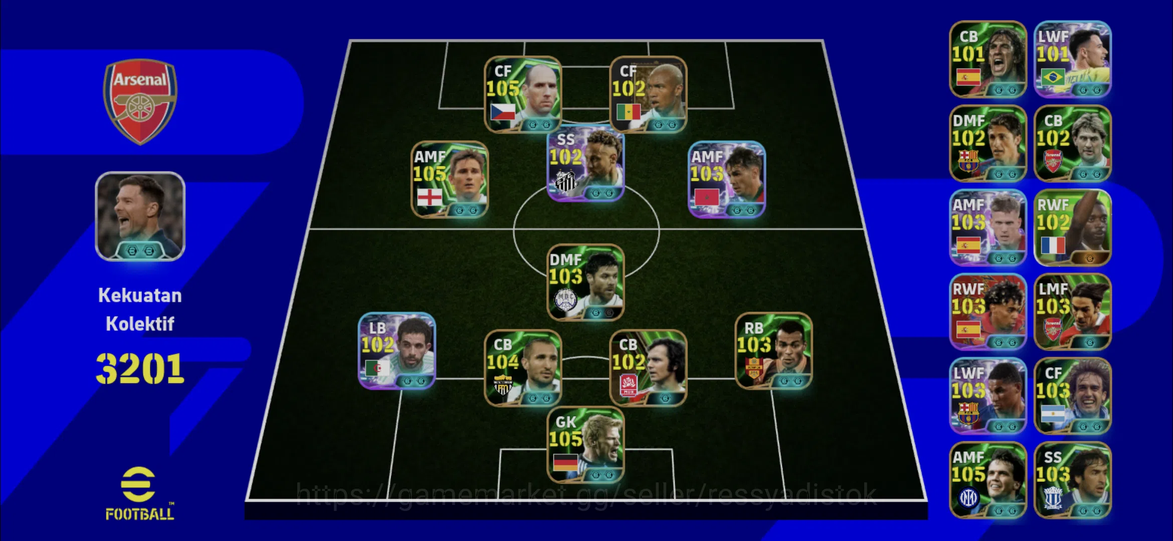 eFootball Accounts Legends & Iconic Players EFOOTBALL 2026 | EPIC J KOLLER,LAMPARD,O KAHN,CHIELINI,CAFU,BRAHIM DIAZ,6 1