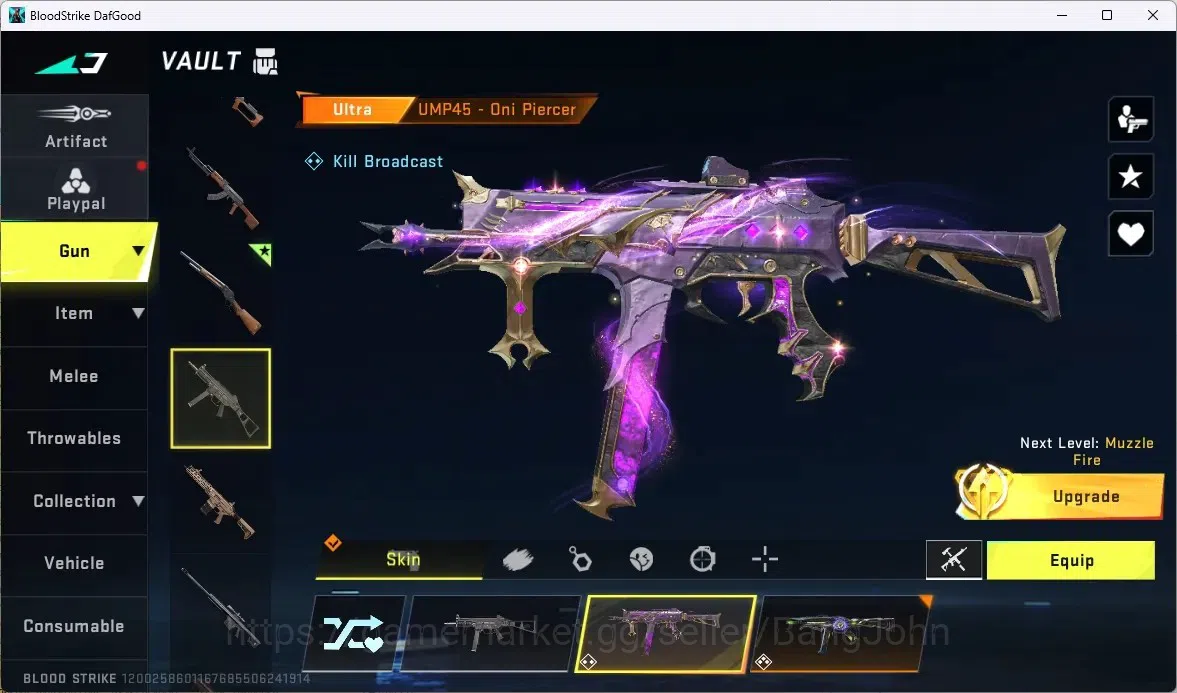 Blood Strike Accounts ASIA |1 Evo M1887-Destroyer|20 Upgrade Point(M1887 image 13