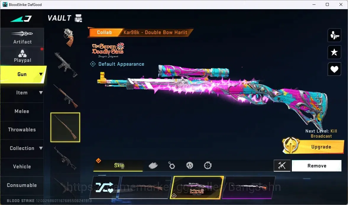 Blood Strike Accounts ASIA |1 Evo M1887-Destroyer|20 Upgrade Point(M1887 image 8