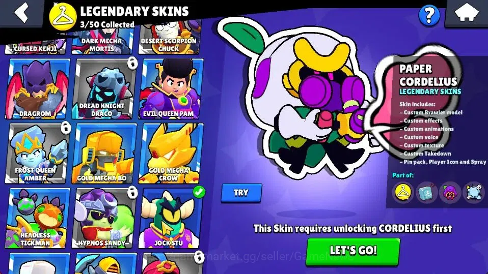 Brawl Stars Accounts 7728 Trophy|56 Brawlers 10 Max Lvl 2 Full Buffies| image 12