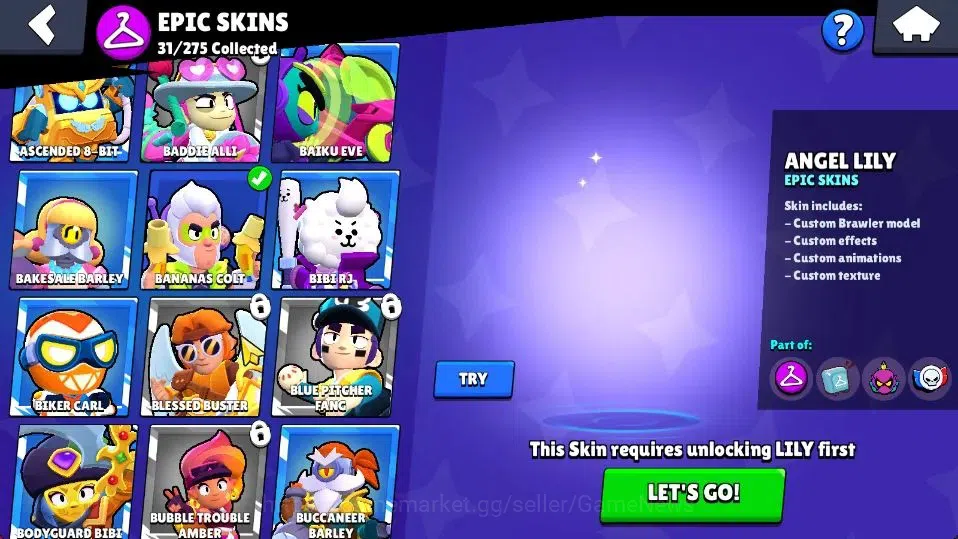 Brawl Stars Accounts 7728 Trophy|56 Brawlers 10 Max Lvl 2 Full Buffies| image 14