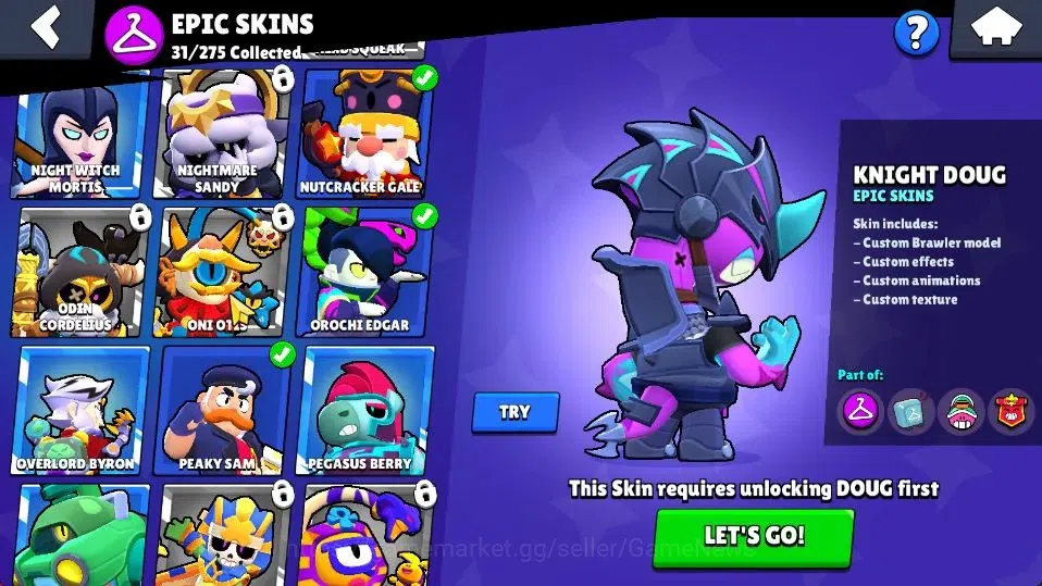 Brawl Stars Accounts 7728 Trophy|56 Brawlers 10 Max Lvl 2 Full Buffies| image 19