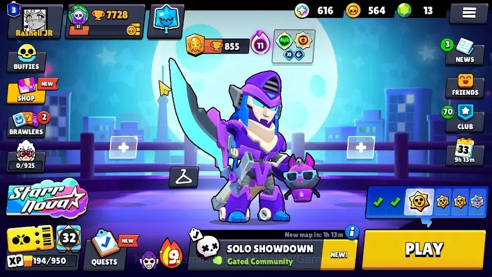 Brawl Stars Accounts 7728 Trophy|56 Brawlers 10 Max Lvl 2 Full Buffies| image 3