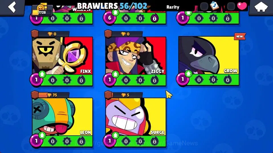 Brawl Stars Accounts 7728 Trophy|56 Brawlers 10 Max Lvl 2 Full Buffies| image 7
