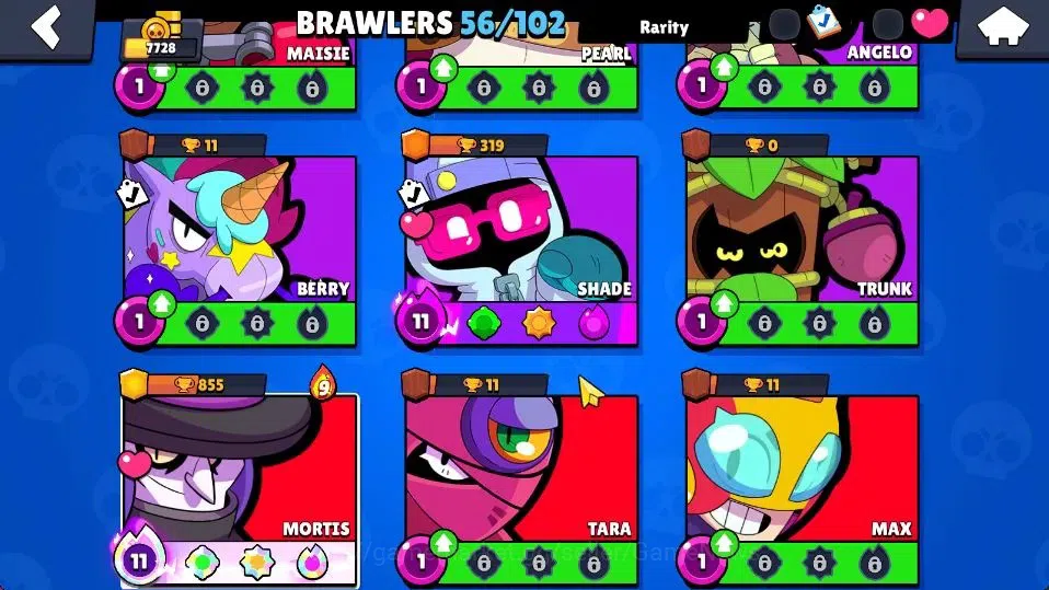 Brawl Stars Accounts 7728 Trophy|56 Brawlers 10 Max Lvl 2 Full Buffies| image 9