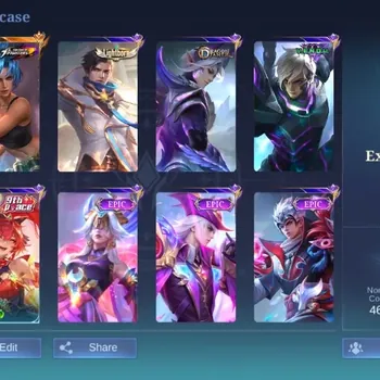 Mobile Legends: Bang Bang Accounts Others Global|Skin 179|Expert|KOF Karina,PACE Fanny,V.E.N.O.M Dyrroth,Lightborn