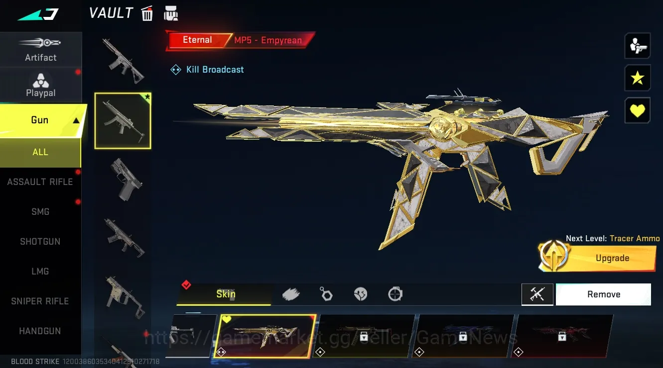 Blood Strike Accounts Starter Asia|Eternal MP5 Empyrean Lv2+ 5 Striker | Rank Bronze IV | Netease | Check SS | BLS7236 1