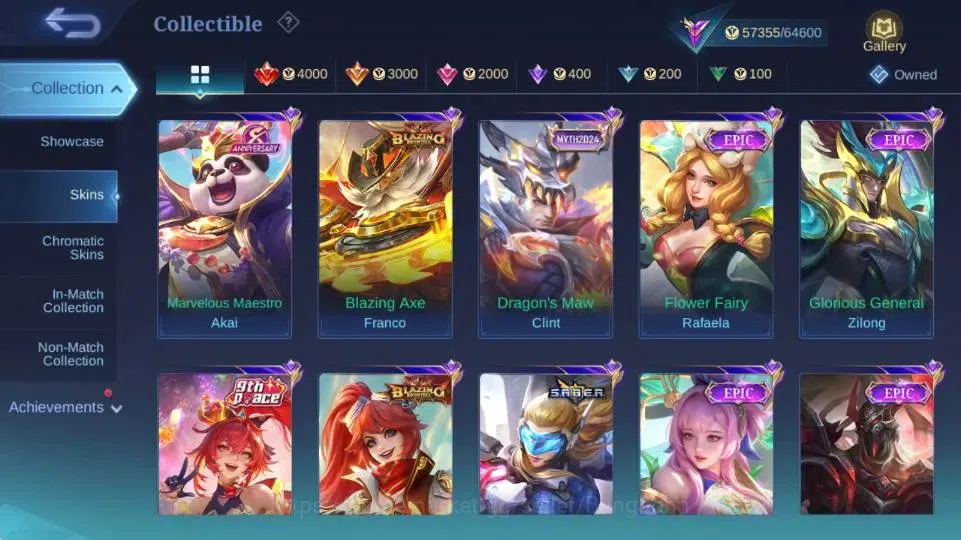 Mobile Legends: Bang Bang Accounts Global|Skin 226|Renowned|Collab Badang,Colletor Na image 11