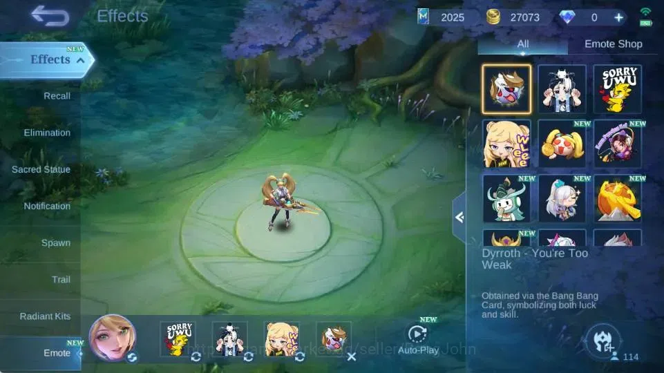 Mobile Legends: Bang Bang Accounts Global|Skin 226|Renowned|Collab Badang,Colletor Na image 2