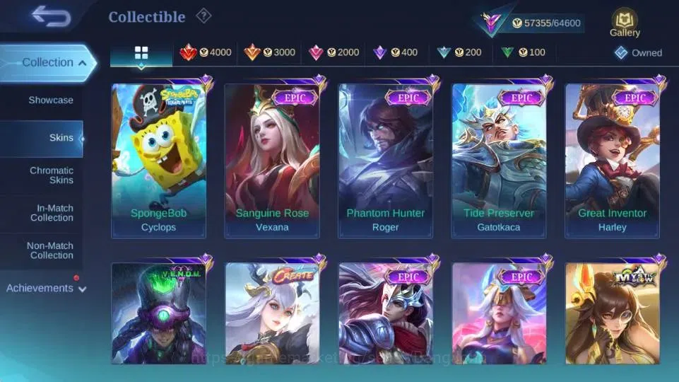 Mobile Legends: Bang Bang Accounts Global|Skin 226|Renowned|Collab Badang,Colletor Na image 9