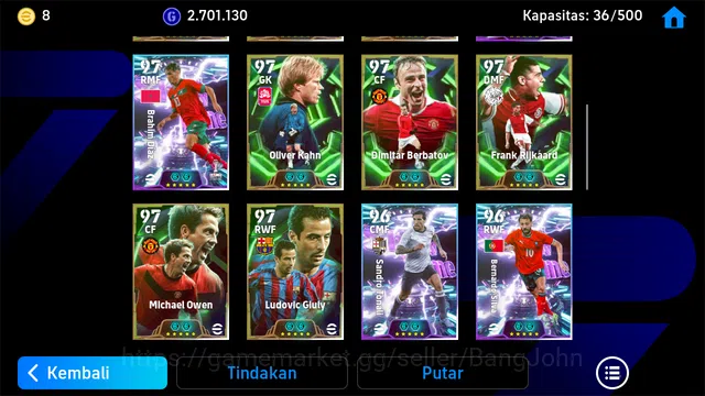 eFootball Accounts Power 3206 | Cafu  epic db | roberto baggio epic d image 5