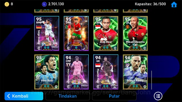 eFootball Accounts Power 3206 | Cafu  epic db | roberto baggio epic d image 8