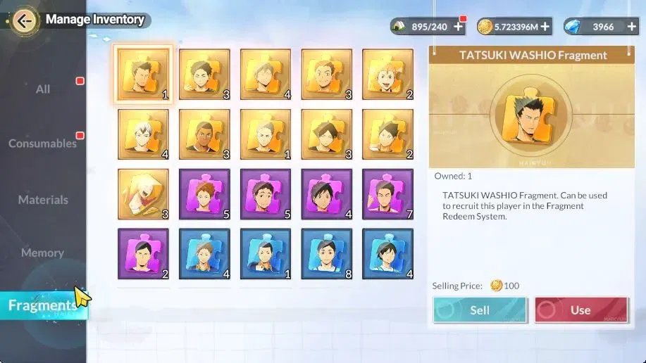 HAIKYU!! FLY HIGH Accounts SEA Lvl 53|4 SP (Akira Kunimi,Ushijima,Iwaizumi,Oi image 11