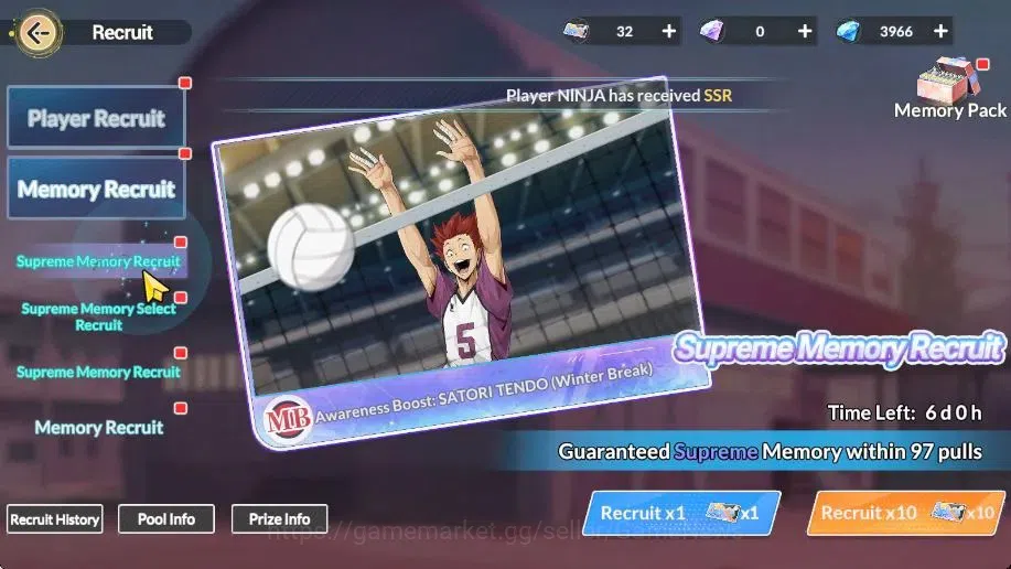 HAIKYU!! FLY HIGH Accounts SEA Lvl 53|4 SP (Akira Kunimi,Ushijima,Iwaizumi,Oi image 15