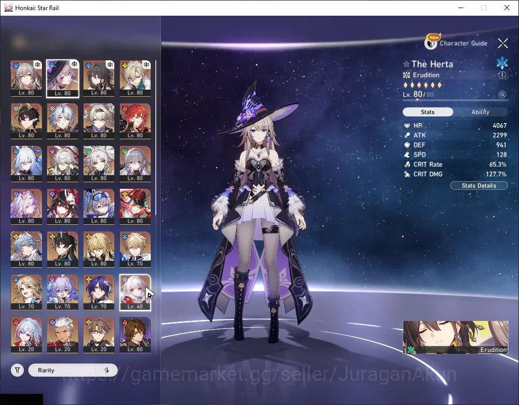 Honkai Star Rail Accounts Asia|TL 70|19 Limited|[Rappa,Danil]+Sign,Castorice image 3