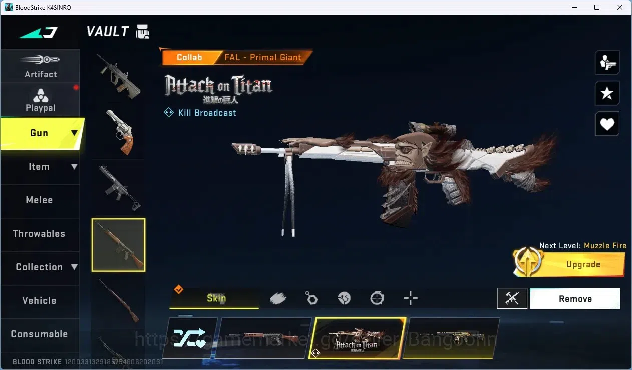 Blood Strike Accounts ASIA | ETERNAL STRIKER ZERO-Odashadow | 2 Collab | image 4