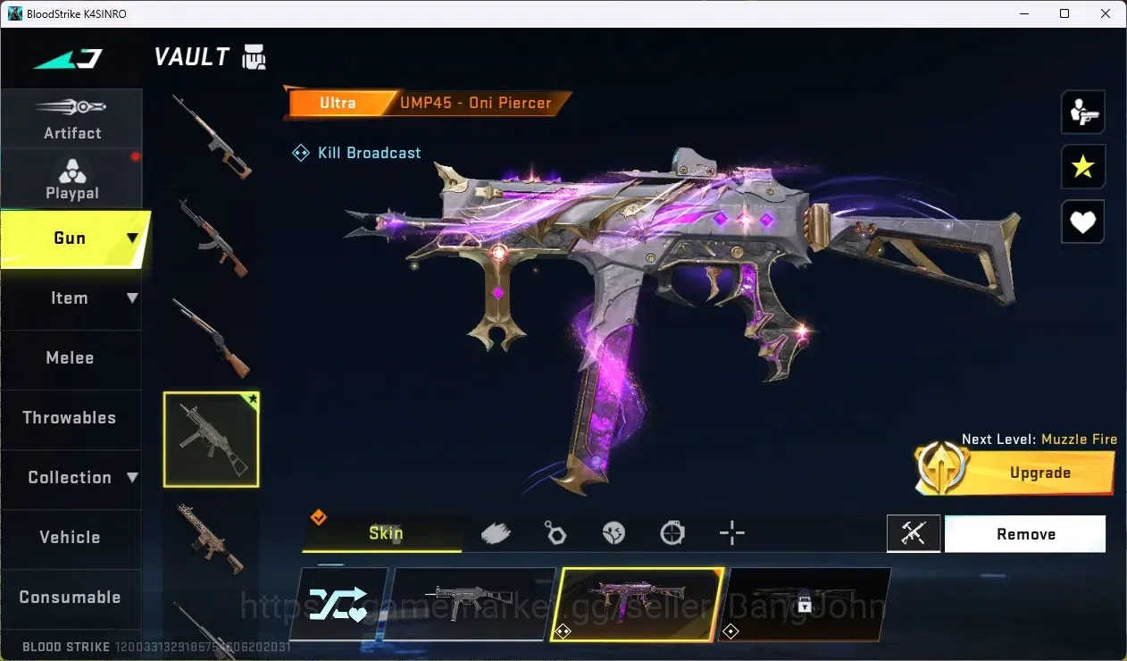 Blood Strike Accounts ASIA | ETERNAL STRIKER ZERO-Odashadow | 2 Collab | image 5