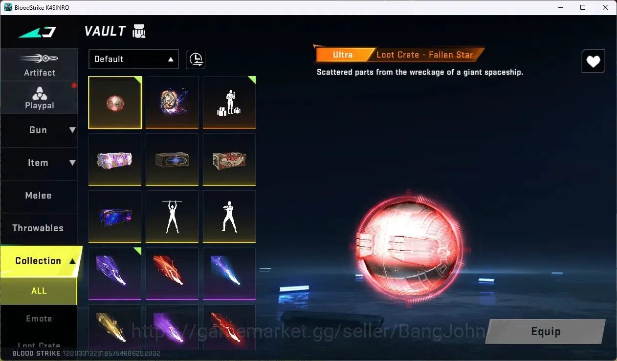 Blood Strike Accounts ASIA | ETERNAL STRIKER ZERO-Odashadow | 2 Collab | image 7