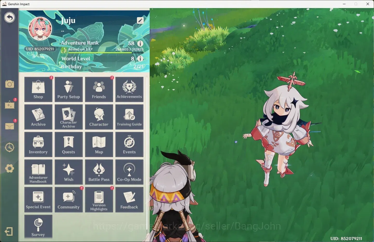 Genshin Impact Accounts Others ASIA | AR 58|12 Limit+2 Sgin|Mavuika,Neuvillette,Nahida,Hu Tao+7 Charstd | 3 (*5 1