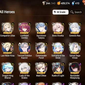 Epic Seven Accounts Others ASIA|Unverif|25ML (BArunka, GeRas, Lots, Salome, LCBelona) Etc.|All Hunts Comp|Check