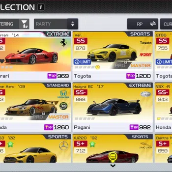 Racing Master Accounts SEA|Lv 9|1 PL Cars (Laferarri '14) + 45 Cars (GR Supra,GT86,S2000,Huayra BC,NSX-R,SL63),Etc|31,9K