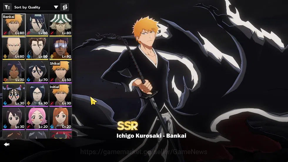 BLEACH: Soul Resonance Accounts NuverseSEA|END Lv63|7 SSR[(IkkakuB1,Aizen,Ichigo,U image 2