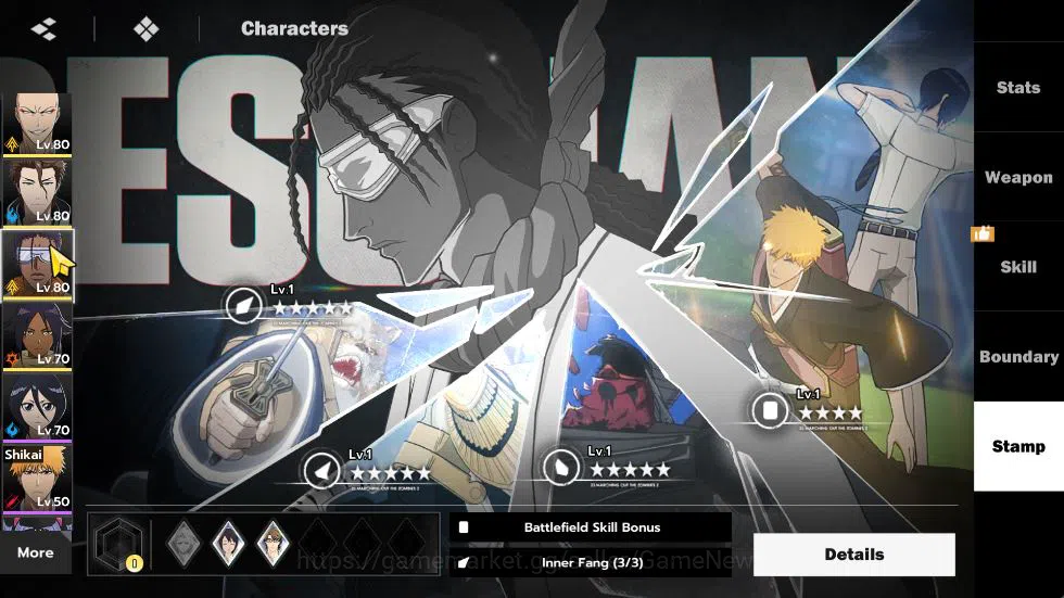 BLEACH: Soul Resonance Accounts NuverseSEA|END Lv63|7 SSR[(IkkakuB1,Aizen,Ichigo,U image 5