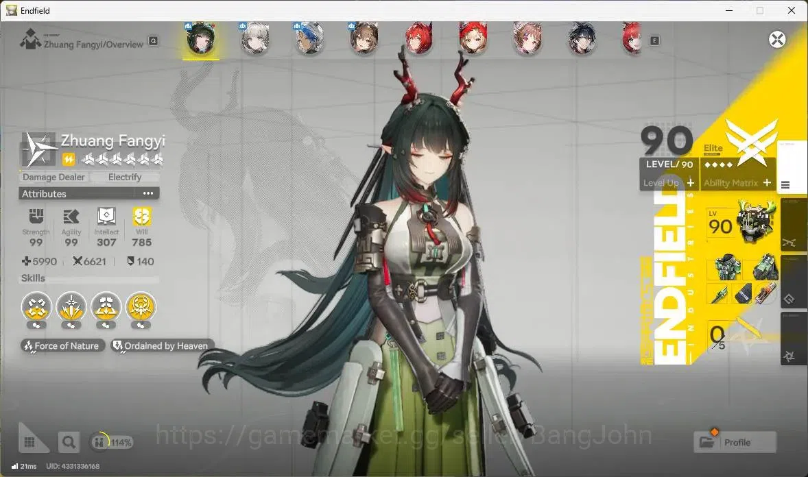 Arknights: Endfield Accounts ASIA | Lv 57|4 Limit+4 Sign (Zhuang Fangyi,Gilbert image 5