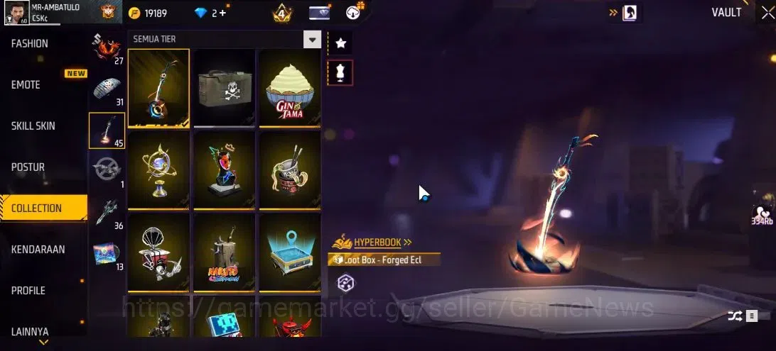 Free Fire Accounts Indonesia|M1887 Sterling Conqueror Lv 7,Emerald Po image 12
