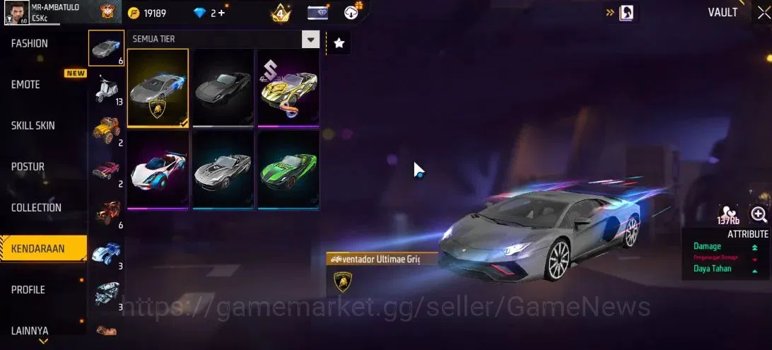 Free Fire Accounts Indonesia|M1887 Sterling Conqueror Lv 7,Emerald Po image 14