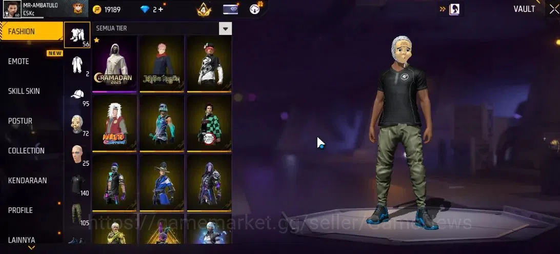 Free Fire Accounts Indonesia|M1887 Sterling Conqueror Lv 7,Emerald Po image 8