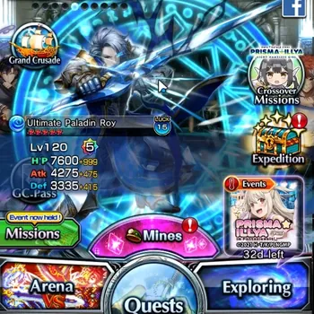 Grand Summoners Accounts End-Game Global|Rank 94|2 SP.Art|33 Ascend 30 TW|(UP Roy,H Inumuta,S Miyu,S Emiya,Frieren,H Kenshin