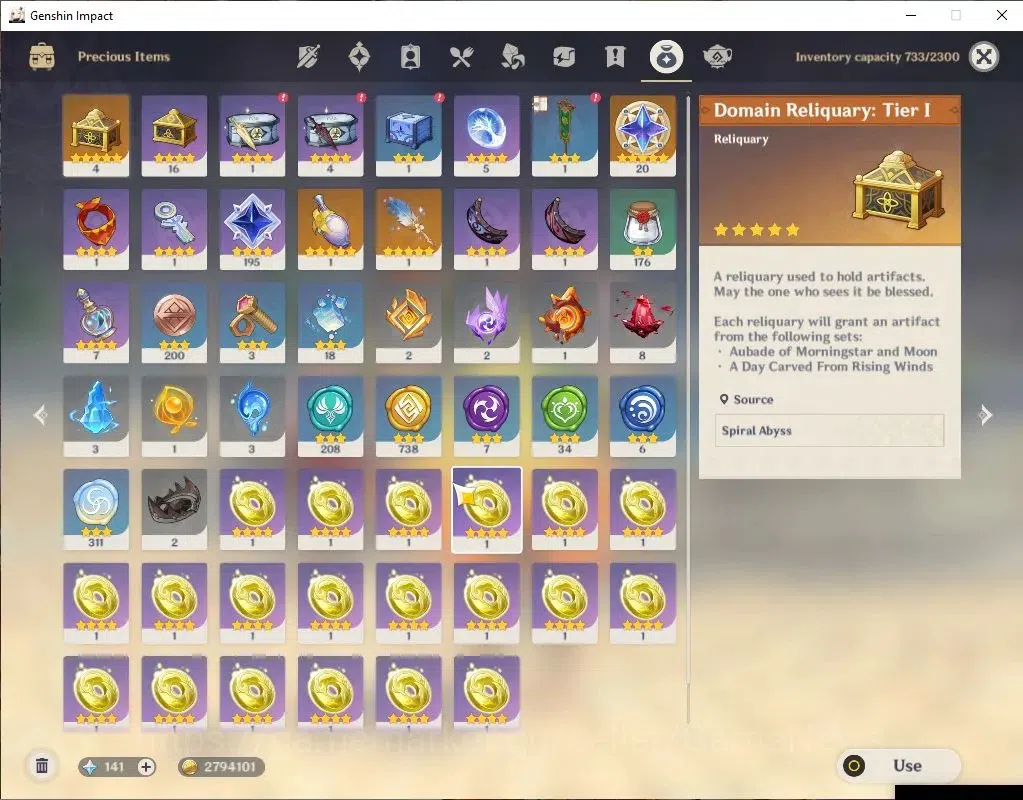 Genshin Impact Accounts ASIA |AR 56|5 Limit+6(*5WeP)|(Skirk,Raiden)+Sign,M image 10