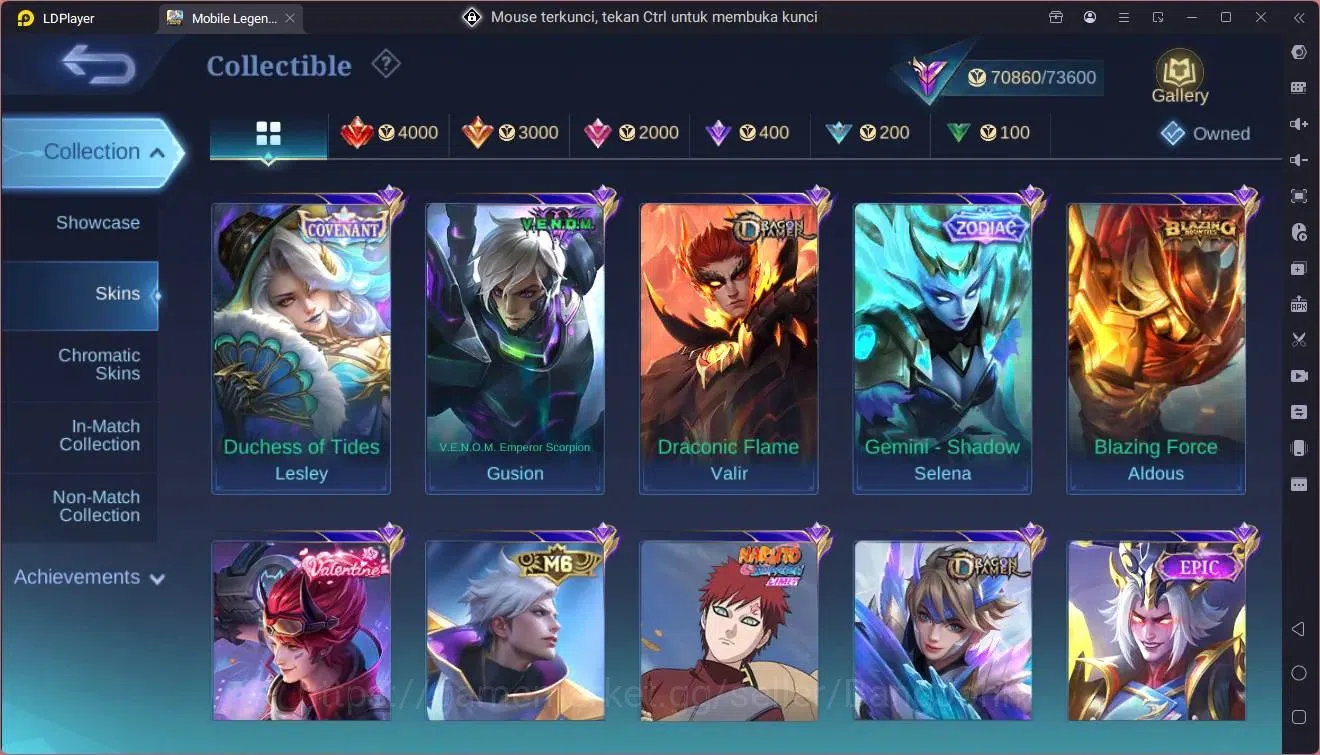 Mobile Legends: Bang Bang Accounts Global|Hero 127|Skin 261|Renowned|KOF Karina|Trans image 5