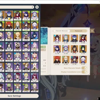 Genshin Impact Mid Game ASIA|AR 55|5 Limited+4(*5Weapon)|Prime Team Flins| image 1