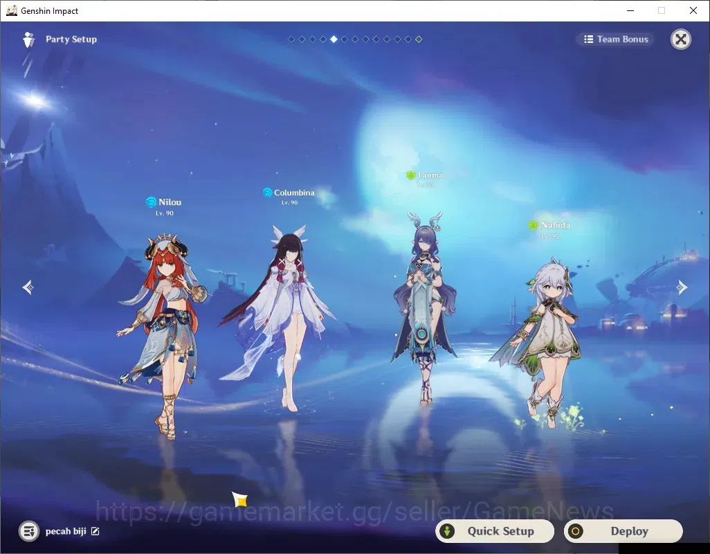 Genshin Impact Accounts ASIA|AR 60|End Game|30Limit+28(*5Wep)|PremTeam (Sk image 10