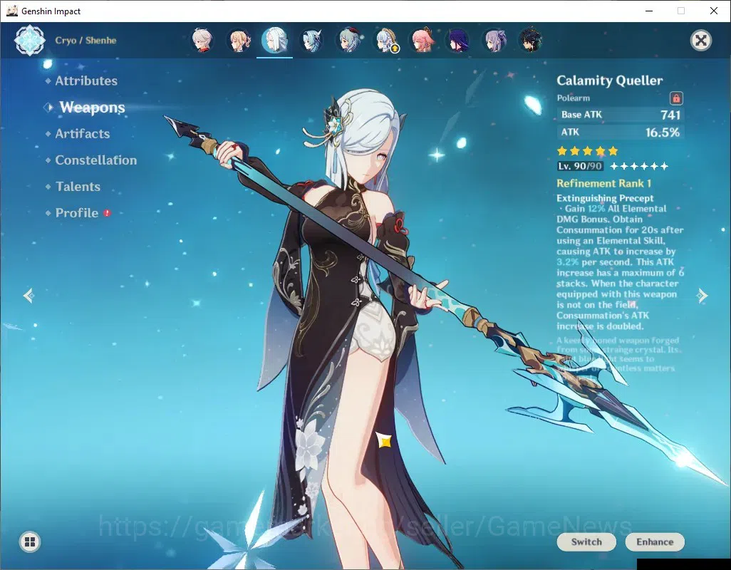 Genshin Impact Accounts ASIA|AR 60|End Game|30Limit+28(*5Wep)|PremTeam (Sk image 15