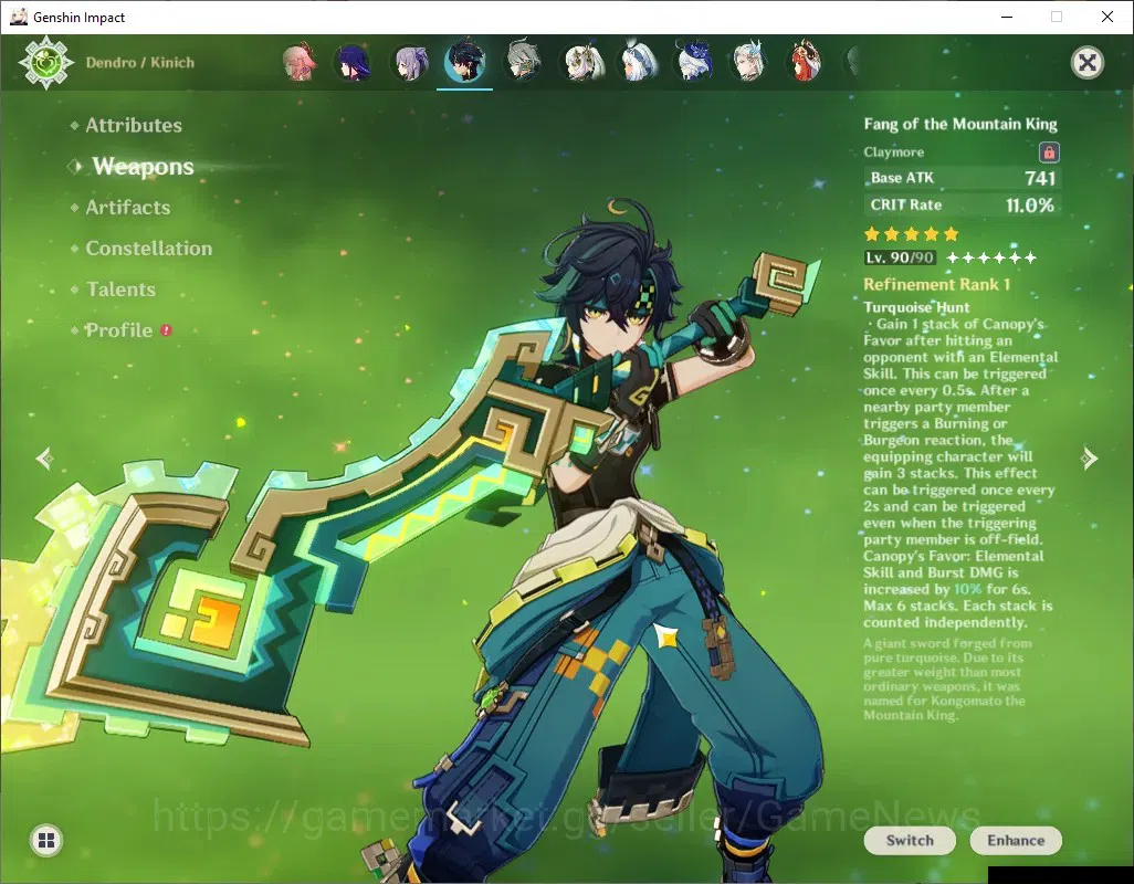 Genshin Impact Accounts ASIA|AR 60|End Game|30Limit+28(*5Wep)|PremTeam (Sk image 18