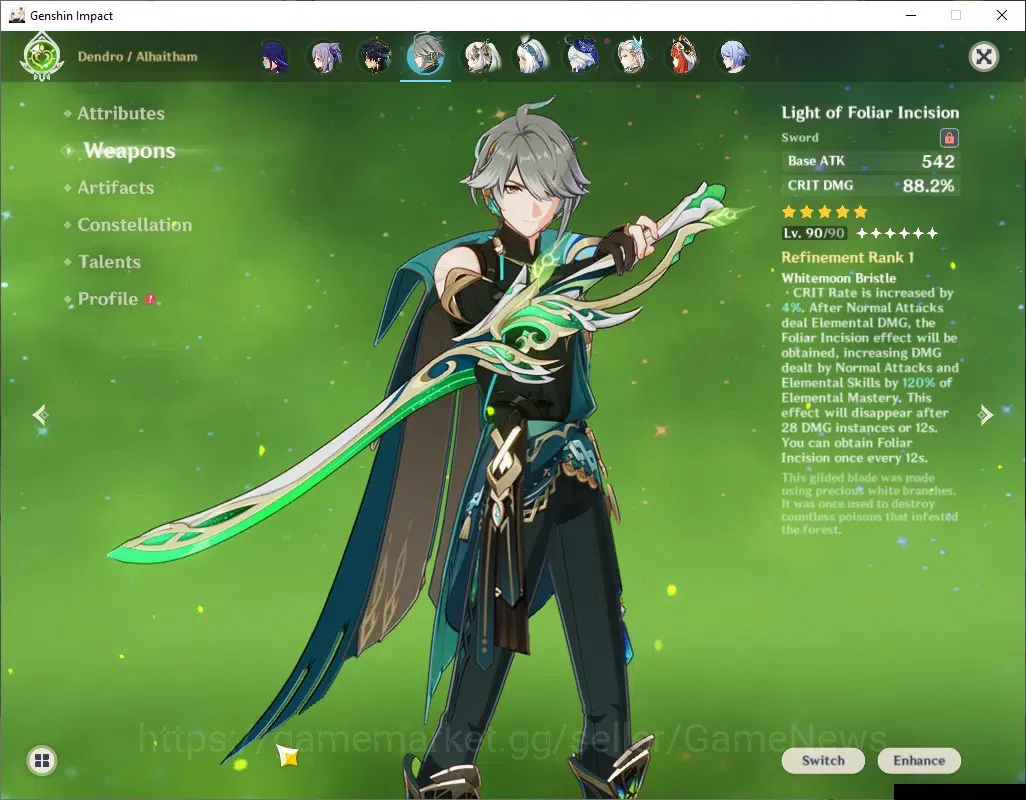 Genshin Impact Accounts ASIA|AR 60|End Game|30Limit+28(*5Wep)|PremTeam (Sk image 19
