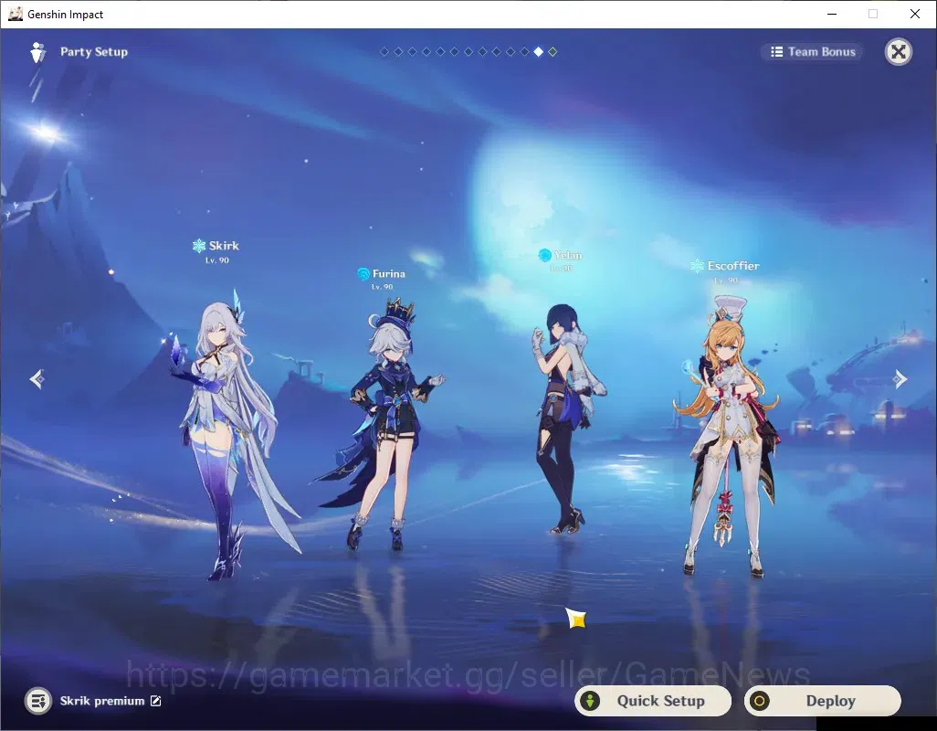 Genshin Impact Accounts ASIA|AR 60|End Game|30Limit+28(*5Wep)|PremTeam (Sk image 4