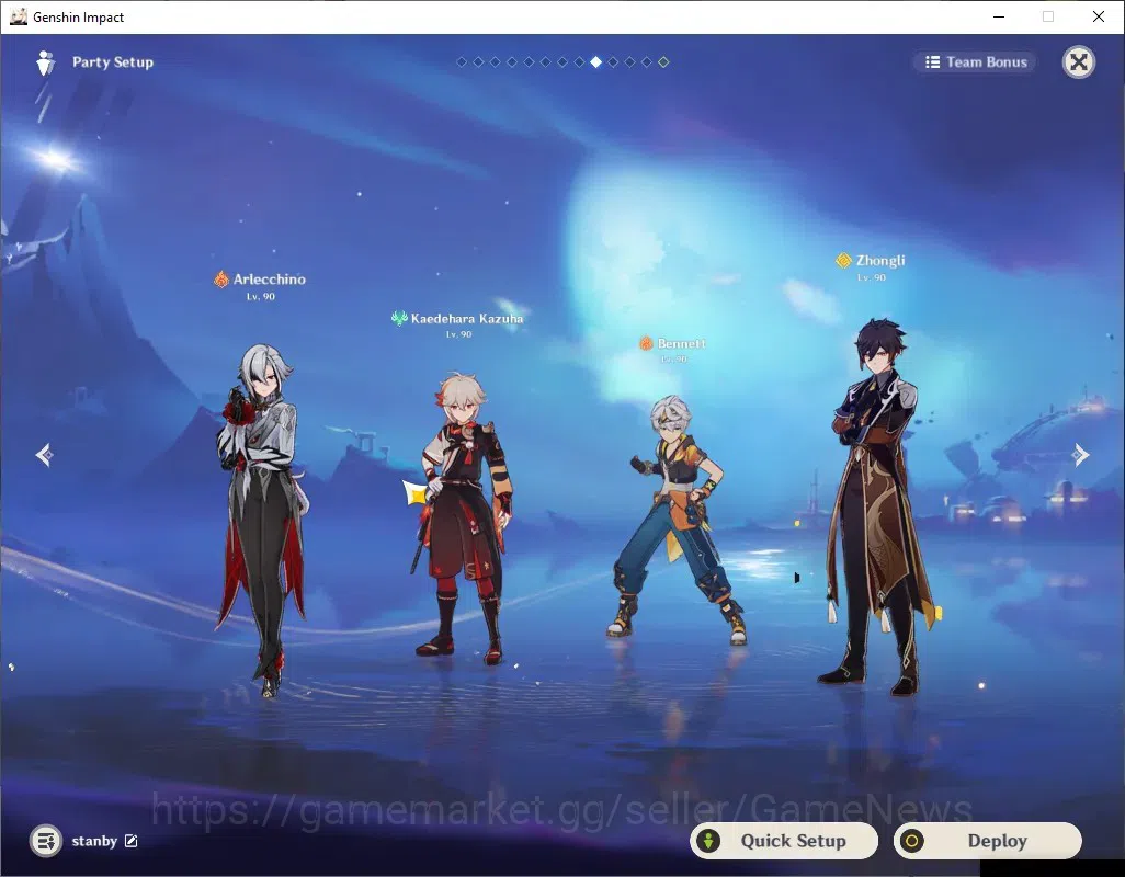 Genshin Impact Accounts ASIA|AR 60|End Game|30Limit+28(*5Wep)|PremTeam (Sk image 5