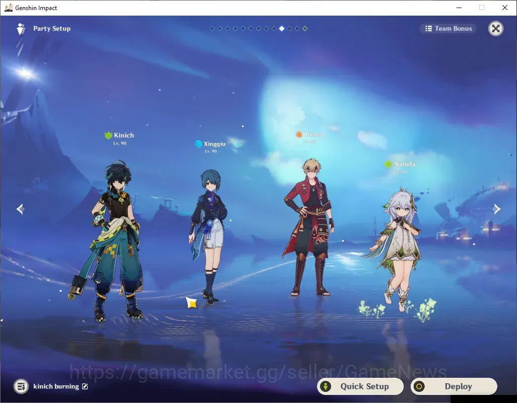 Genshin Impact Accounts ASIA|AR 60|End Game|30Limit+28(*5Wep)|PremTeam (Sk image 7