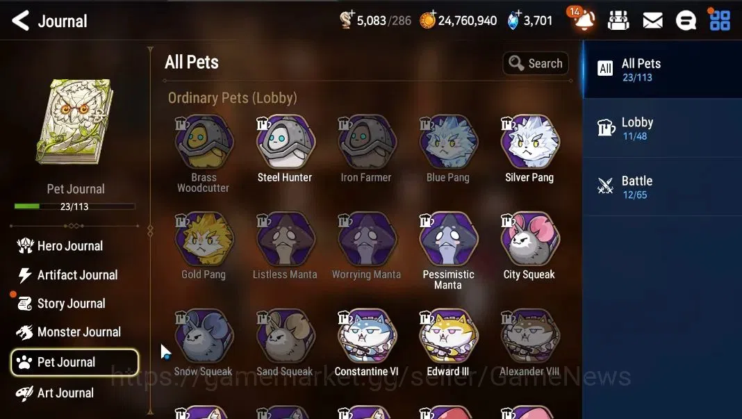 Epic Seven Accounts Global|UnVerif|Ready Gacha 6k Mystic Medal|9 ML(BH image 11
