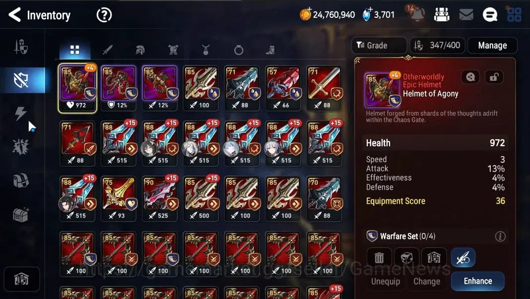 Epic Seven Accounts Global|UnVerif|Ready Gacha 6k Mystic Medal|9 ML(BH image 19