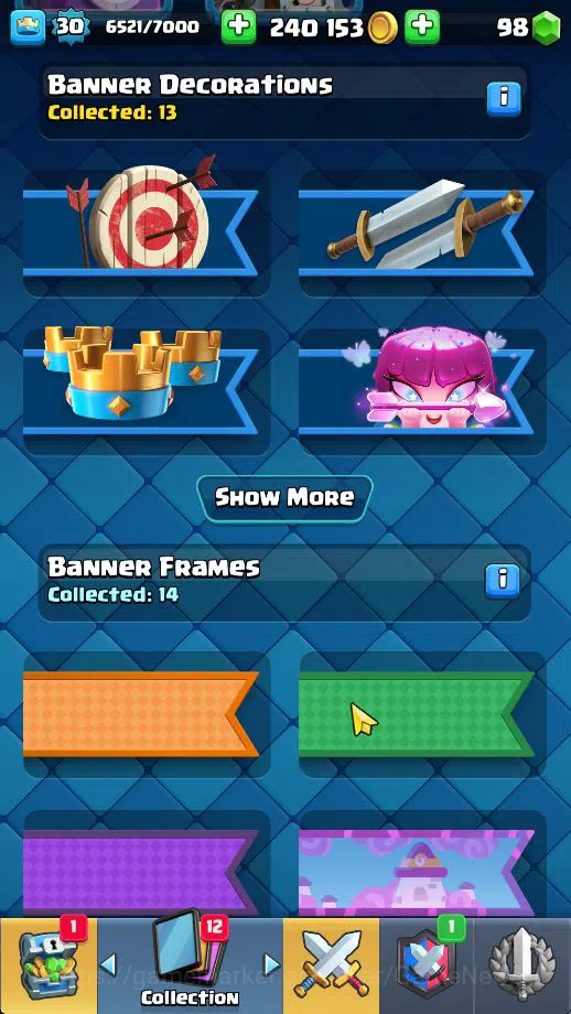 Clash Royale Accounts Midgame Lv 30|Trophy 6030|KTL 11|Limited Skin|Card 106| 1 HERO 2 EVO 1 Champ 13 Legendary 33 Epic 30 16