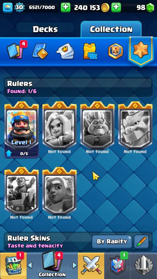 Clash Royale Accounts Midgame Lv 30|Trophy 6030|KTL 11|Limited Skin|Card 106| 1 HERO 2 EVO 1 Champ 13 Legendary 33 Epic 30 18