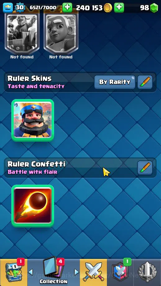 Clash Royale Accounts Midgame Lv 30|Trophy 6030|KTL 11|Limited Skin|Card 106| 1 HERO 2 EVO 1 Champ 13 Legendary 33 Epic 30 19