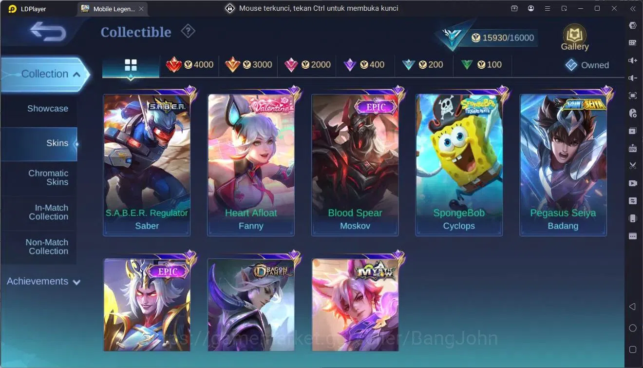 Mobile Legends: Bang Bang Accounts Global|Hero 57|Skin 76|Seasoned|Sanrio Floryn|Spon image 11